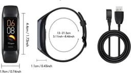 West Watches Activity Tracker Stappenteller Horloge Model Tide - Smartwatch - Dames en Heren - Zwart — thumbnail 2