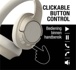 Fresh 'n Rebel Clam Core - Draadloze Bluetooth Koptelefoon - Over-Ear - 45 uur Speelduur - Silky Sand — thumbnail 5