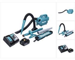 Makita DCL 184 RG1 accustofzuiger 18 V 54 mbar 0,5 l + 1x accu 6,0 Ah + oplader