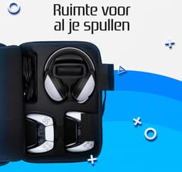 K&G Luxe PS5 Case - PS5 Tas - PS5 Koffer - Opbergtas - Multifunctioneel - Waterdicht - Accessoires geschikt voor Playstation 5 - Reiskoffer - Zwart — thumbnail 2