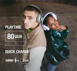FRESH 'N REBEL Clam Blaze 3HP4200SG Over-ear Draadloze hoofdtelefoon Zwart — thumbnail 5