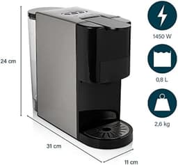 Koffiezetapparaat - Theevoorzieningen - Coffee Apparaat - Zilver — thumbnail 2