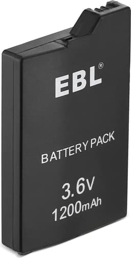 EBL Vervangende Batterij geschikt voor PSP2000 & PSP3000 - 1200 mAH Capaciteit Vervangende Accu voor PSP — thumbnail 1