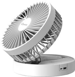 Qware - Portable Mini Desk Fan -White — thumbnail 2