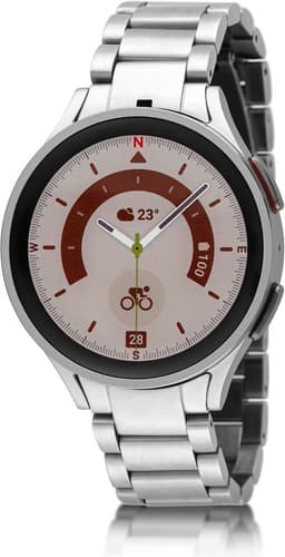 Samsung Galaxy Watch5 Pro - Smartwatch - 46 mm - Zilver - Special Edition — thumbnail 4