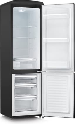 Severin RKG 8918 Retro Koel-Vriescombinatie – 244 Liter – LED – Retro Design - Zwart — thumbnail 3