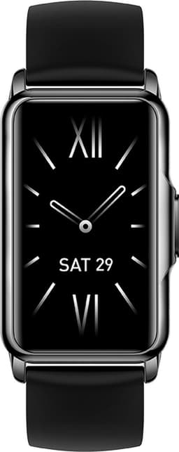 Kiraal Livery - Schitterende Activity Tracker - Stijlvol - Android & iOS - Siliconen - Zwart — thumbnail 2
