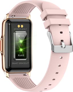 Kiraal Livery - Schitterende Activity Tracker - Stijlvol - Android & iOS - Siliconen - Roze — thumbnail 4