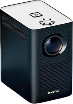 Projector - 5G - 10.000 Lumen - 50 tot 100 inch scherm - Android 10 - Mini Beamer met WiFi - Handmatig projectiescherm - Surround set Home Cinema - Projector - Mini beamer - Mini projector - Thuisbioscoop — thumbnail 1
