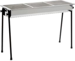 HENDI Houtskoolbarbecue – RVS – Demontabele poten – 3 roosters – 1145x380x770 mm — thumbnail 4
