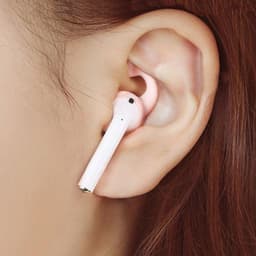 Oordopjes Anti slip - Siliconen Earhooks - Earhoox - Geschikt voor Airpods - Oorhaken - 1 paar wit — thumbnail 2