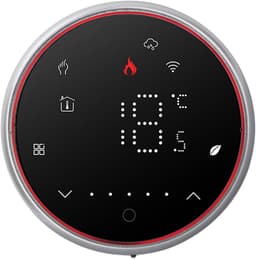 Slimme Thermostaat - Programmeerkabel - Vloerverwarming Regelen - Intuïtief LED-display - 10 x 10 x 6 cm - Wit — thumbnail 4