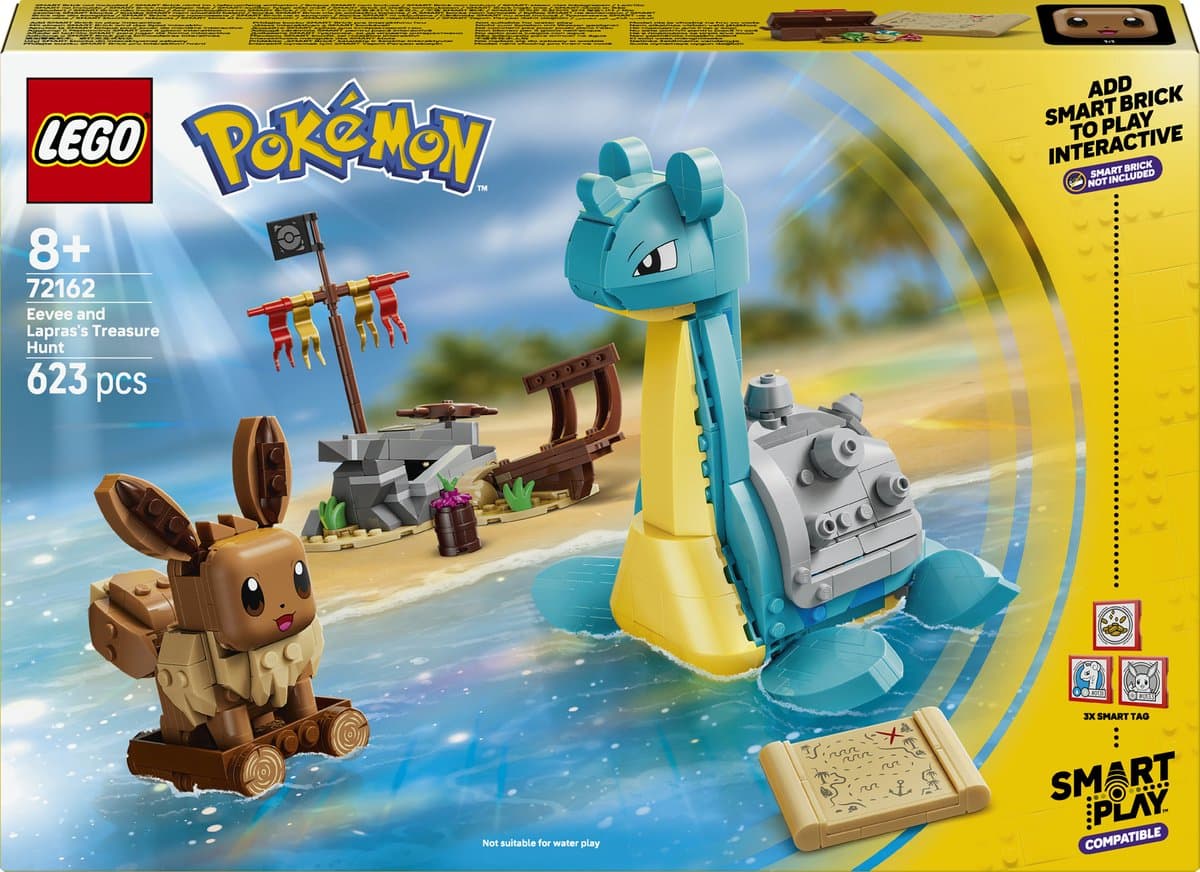 LEGO 72162 Pokémon SMART Play™: Eevee and Lapras's Treasure Hunt — afbeelding 1