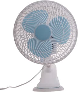 1 Clipventilator - 2 Windsnelheden - 23×33×11 cm - 3 Ventilatorbladen - Voorzien van een veilige clip - 3 meter snoer met afstandsbediening en timer - Geschikt voor bureaus, kantoren, slaapkamers, reizen, buiten en kamperen — thumbnail 1