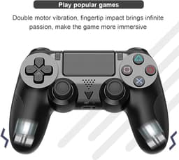 PS4 Draadloze Controller V2 - Geschikt voor PS4 - Zwart — thumbnail 5