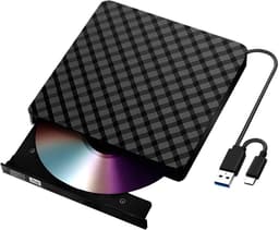 Externe Schijf - Draagbare Writer - Media Afspelen - Snelle USB Koppeling - Compact Ontwerp - Zwart — thumbnail 5