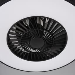 Fantiluxe - Marita - Plafondventilator met verlichting - Zwart - Ø58cm - Afstandsbediening - Met lamp - Plafond ventilator - Slaapkamer — thumbnail 4