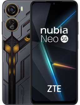 ZTE Nubia Neo 16,8 cm (6.6") Dual SIM Android 13 5G USB Type-C 8 GB 256 GB 4500 mAh Zwart — thumbnail 1
