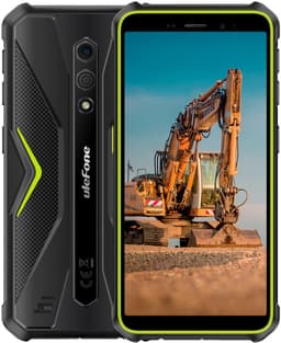 Rugged Smartphone Ulefone Armor X12 4G A22 3GB 32GB 4860-5W A13 Go, Black w Green — thumbnail 1