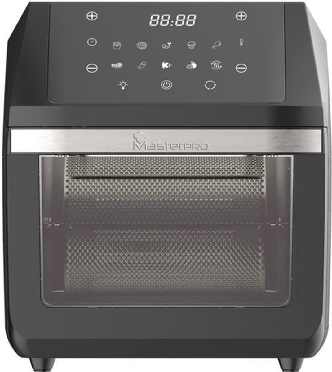 Airfryer – Heteluchtfriteuse – Airfryer Oven – Vetarm Koken – Digitale Touchscreen – 11L Inhoud – 1800W Vermogen – Temperatuur Instelbaar 80-200°C — afbeelding 1