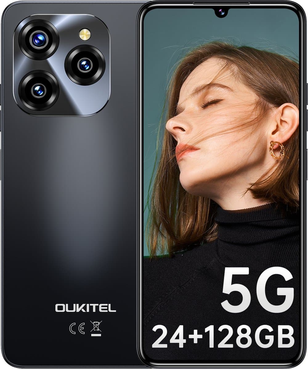 OUKITEL C50 Smartphone 5G-24GB RAM-128 GB Opslag-5150 mAh Accu-Android 14 — afbeelding 1