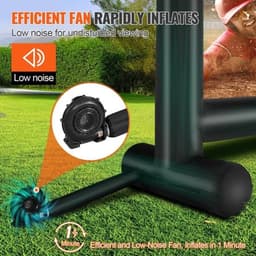 Beamer Scherm - Projector Scherm - Projector Screen - Projector Scherm voor Beamer - Projector Doek - Home Cinema Thuisbioscoop - Draagbare Beamer - Outdoor Projectie - 16ft — thumbnail 5