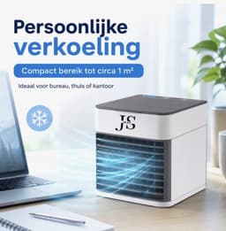 Jeas - Mini airco - Mini luchtverfrisser - Air cooler - Ventilator — thumbnail 4