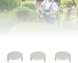 Dailygoods- Spoelkappen Vervangend 3-delig - Hoogwaardig ABS - Slijtvast - Duurzaam - Eenvoudig te installeren - Bescherming maaikoord - Grasmaaier — thumbnail 2