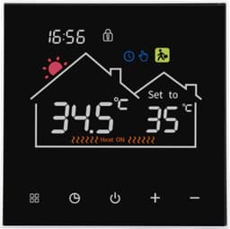 Slimme Thermostaat - Programmeerbare Controller - Comfort Thuis - LCD Touchscreen - AC90V-240V - Wit — thumbnail 1