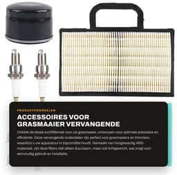 Dailygoods - Accessoires voor grasmaaier - Vervangende luchtfilterset - Duurzaam en sterk - Hoogwaardig ABS-materiaal - Verbeterde efficiëntie - Gesch... — thumbnail 1