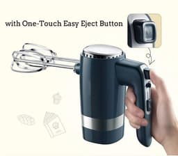 Keukenmixer - Mixer Accessoires - Bakken en Koken - 10 Snelheden Turbo - 180 Watt - Donkergroen — thumbnail 3
