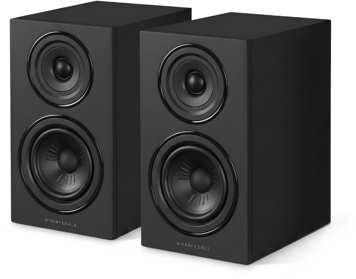 Wharfedale Diamond 12.1i Boekenplank Speakers – Stereo Hifi Set – 2-weg Luidsprekers – Compact Formaat – Passieve Speakers – Zwart — afbeelding 1