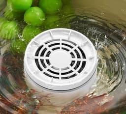Bestrijdingsmiddelenwasmachine - Groente- en fruitwasmachine - 15W krachtige vortex - 4 instelbare snelheden - Groente- en fruitreiniger - 10,4 x 6,0 cm - Wit — thumbnail 4