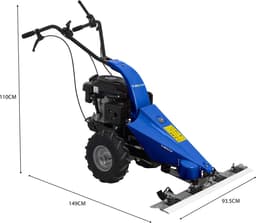 Benzine balkmaaier 3,7 PK 159cc - 870 mm maaibreedte - verstelbare maaihoogte — thumbnail 2