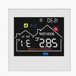 Slimme thermostaat - Vloerverwarming bediening - Energie besparen - App bediening - 11 x 11 x 5 cm - Wit — thumbnail 1