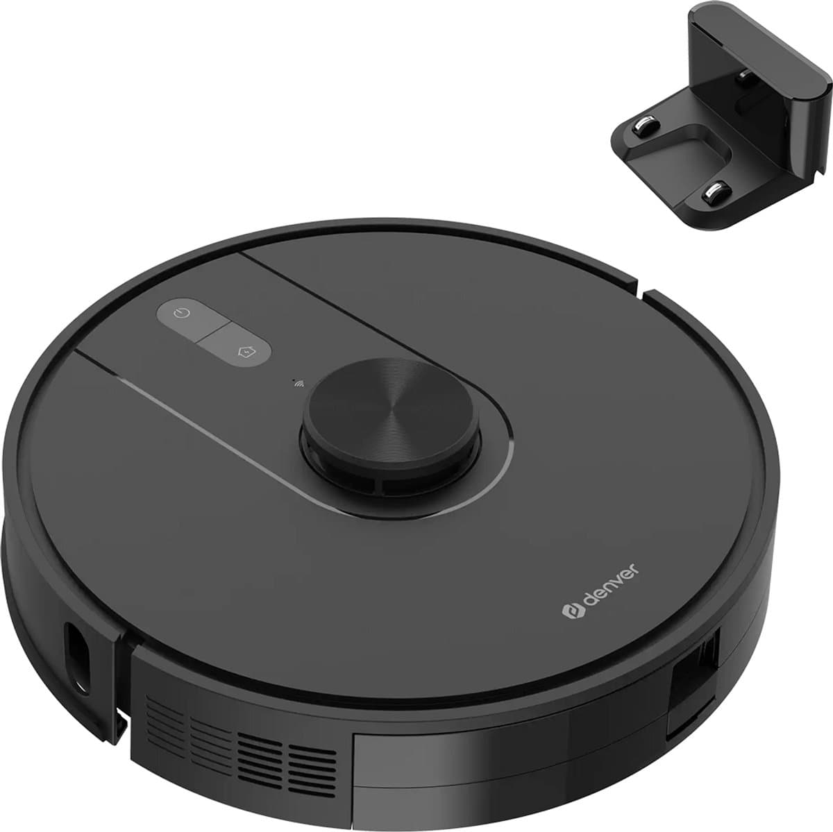 Denver Robotstofzuiger met Laadstation - Smartphone TUYA App - Amazon Alexa compatible - LiDAR mapping - Zijborstel - Borstelloze motor - Geschikt voor Huisdierharen - RVC135 — afbeelding 1