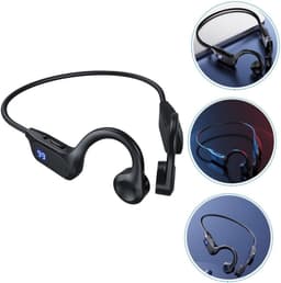 IPX5 Waterdichte Bone Conduction Hoofdtelefoon - Bluetooth 5.2 8 Uur Gesprekstijd MP3-Modus Lichtgewicht - Open Sportheadset Voor Fietsen, Wandelen En School - Zwart — thumbnail 2