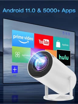 Zavio® Mini Beamer - Mini Projector - Beamer 4k — thumbnail 4