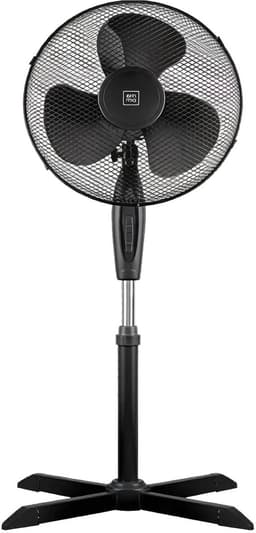 House Of Atelier - Staande Ventilator - Statiefventilator - Vloerventilator - Verstelbare Hoogte - 3 Standen - 40 cm - Zwart — thumbnail 1
