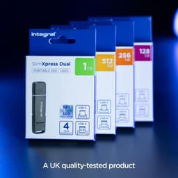 USB Flash Drive - Draagbare Opslag - Bestanden Overzetten - Dubbele Poort Connectiviteit - 256 GB - Grijs — thumbnail 2