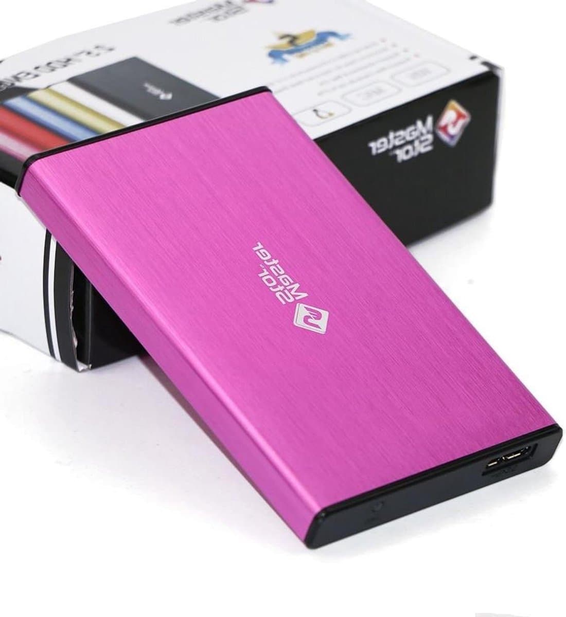 Externe Harde Schijf - Draagbare Opslag - Bestanden Opslaan - Supersnelle USB 3.0 - 160 GB - Roze — afbeelding 1