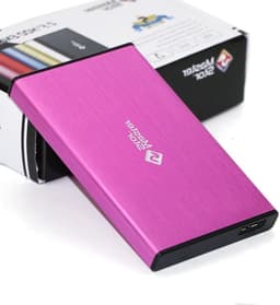 Externe Harde Schijf - Draagbare Opslag - Bestanden Opslaan - Supersnelle USB 3.0 - 160 GB - Roze — thumbnail 1