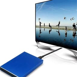 Externe harde schijf - Draagbare opslag - Bestanden opslaan - Schokbestendige behuizing - 2.5 inch - Zwart — thumbnail 2