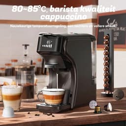 HiBREW H1B - 6 in 1 - Koffiemachine - Koffiezetapparaat - Multifunctioneel voor warm en koud - Kapsulekoffiezetapparaat - Voor Nespresso, Dolce Gusto, ESE & gemalen koffie — thumbnail 3