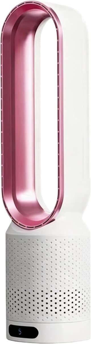 Casalora Ventilator Staand - Bladloze Ventilator 58 cm - Luchtcirculator met Afstandsbediening, 8 Snelheden, 90° Oscillatie, Timer en Luchtzuivering – Veilig en Comfortabel voor Woonkamer, Slaapkamer en Kantoor - Roze — afbeelding 1