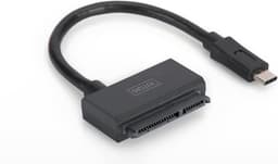 Adapterkabel - Type C naar SATA - Schijven Koppelen - Snelle Data Overdracht - Tot 5 TB - Zwart — thumbnail 1