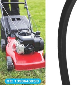 Aandrijfriem 10mm breed - Compatibel met Mountfield/Stiga - Onderdeelnummer 135064393/0 - Dikte 6mm - Binnenomtrek 737mm - Buitenomtrek 775mm - Grasmaaier Riem — thumbnail 2