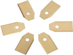 Gazonrobotbladen 45 Stuks - Vervangingsmaaibladen - Roestvrij Staal - Hoge Hardheid - Duurzaam - Efficiënte Snijprestaties - Robotmaaiermes — thumbnail 5