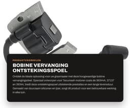 Bobine Vervanging Deel - Geschikt voor Tecumseh 36344A/37137 - Hoogwaardig Siliconen/IJzer - Eenvoudige Installatie - Gewicht 251 g - Lange Levensduur - Ontstekingsspoel — thumbnail 1