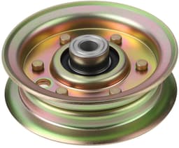 Dailygoods- Stationaire Katrol Slijtvast Staal - Compatibel met Husqvarna CT/CTH/GT/GTH/LT - Buitendiameter 95,5 mm - Middengat 9,5 mm - Riemloopvlak Diameter 77 mm - Schokbestendig en Corrosiebestendig - Idler Pulley — thumbnail 1